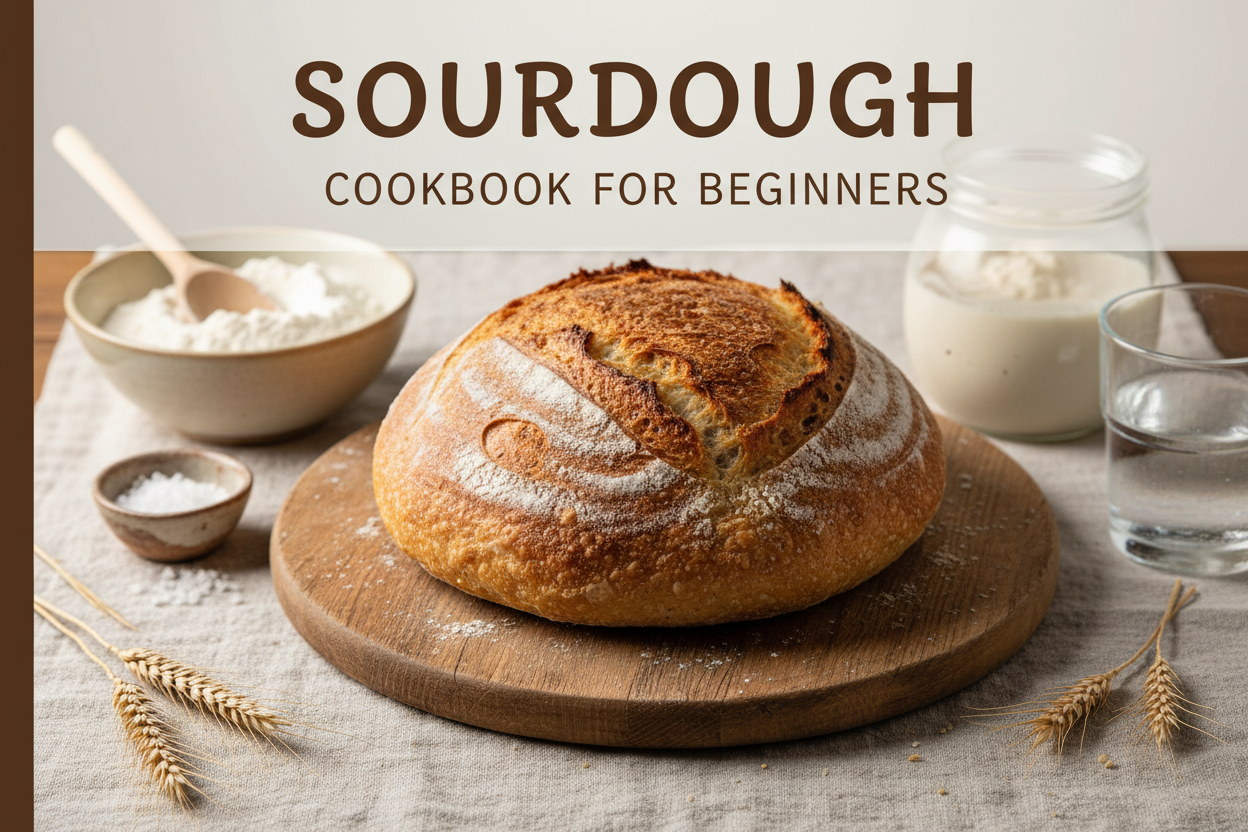 Sourdough Cookbook for Beginners: Flour, Water, Salt & Starter.
