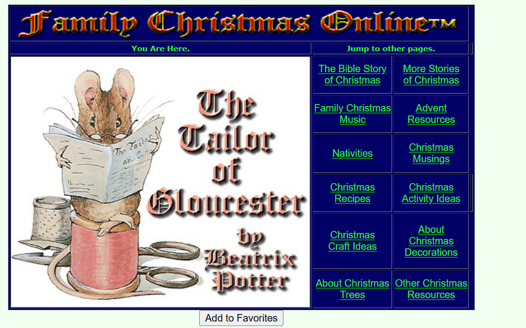 The Tailor Of Glouchester
